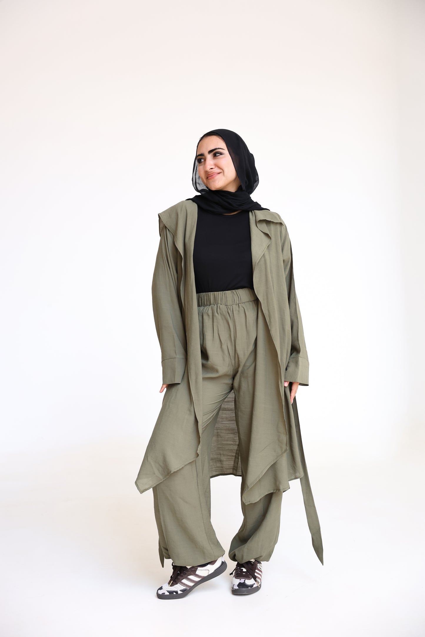 Flowy Cardigan Set