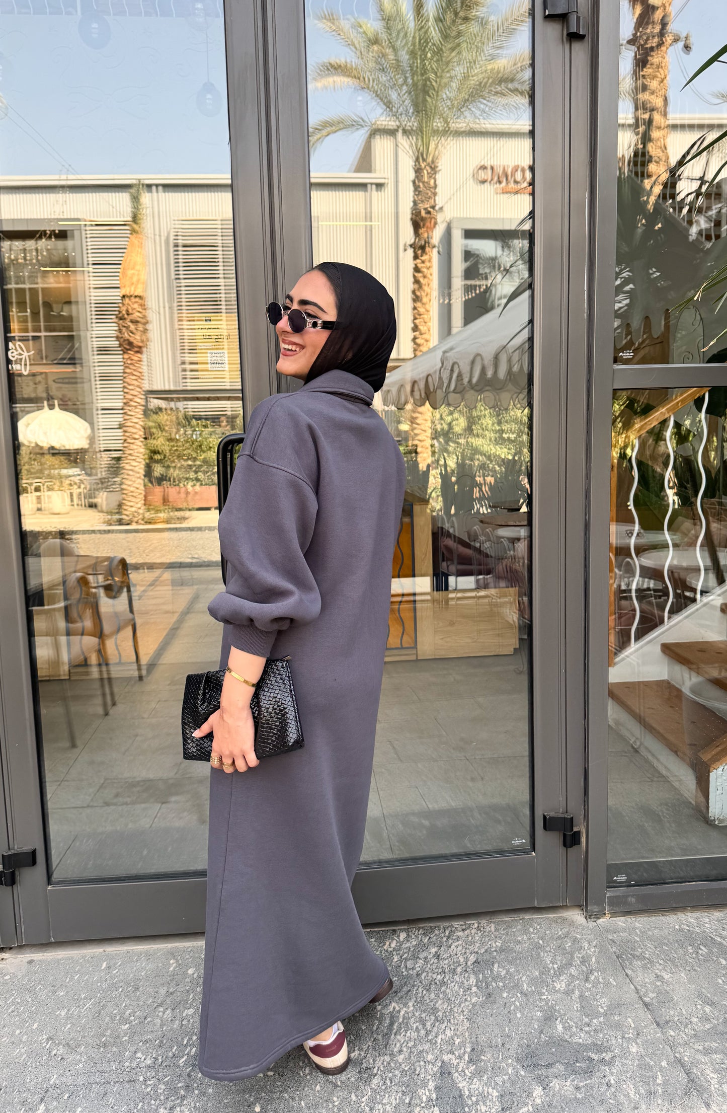 Zip Hoodie Dress