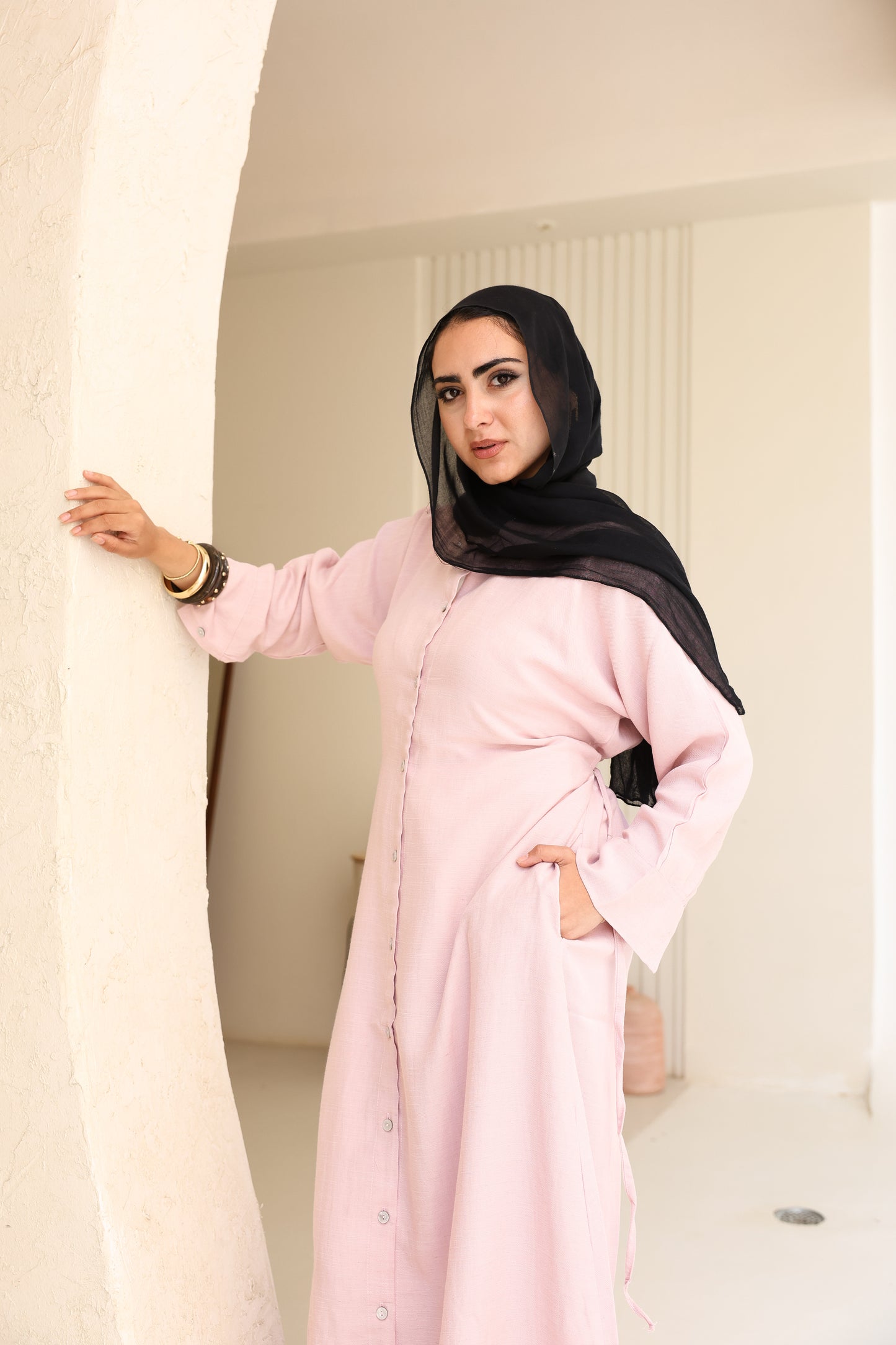 Linen Shirt Dress