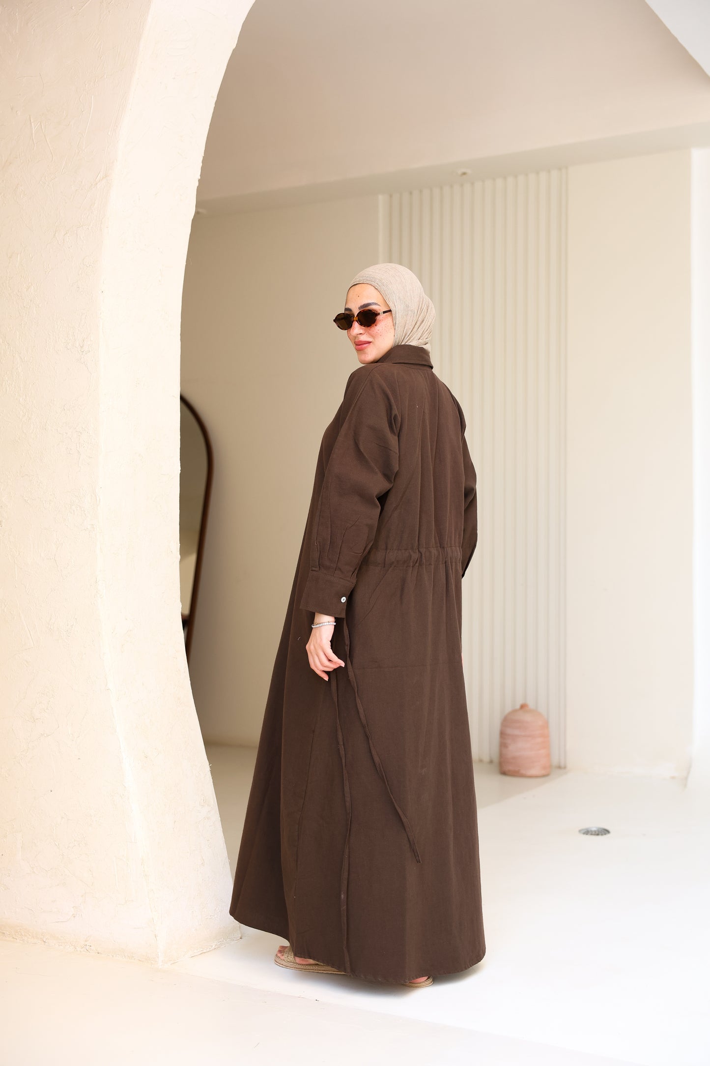 Linen Shirt Dress