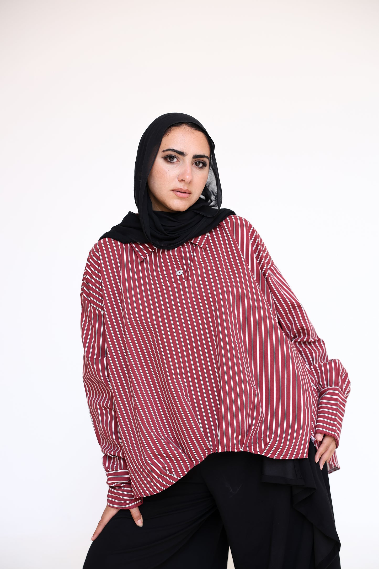 Striped Poplin Shirt