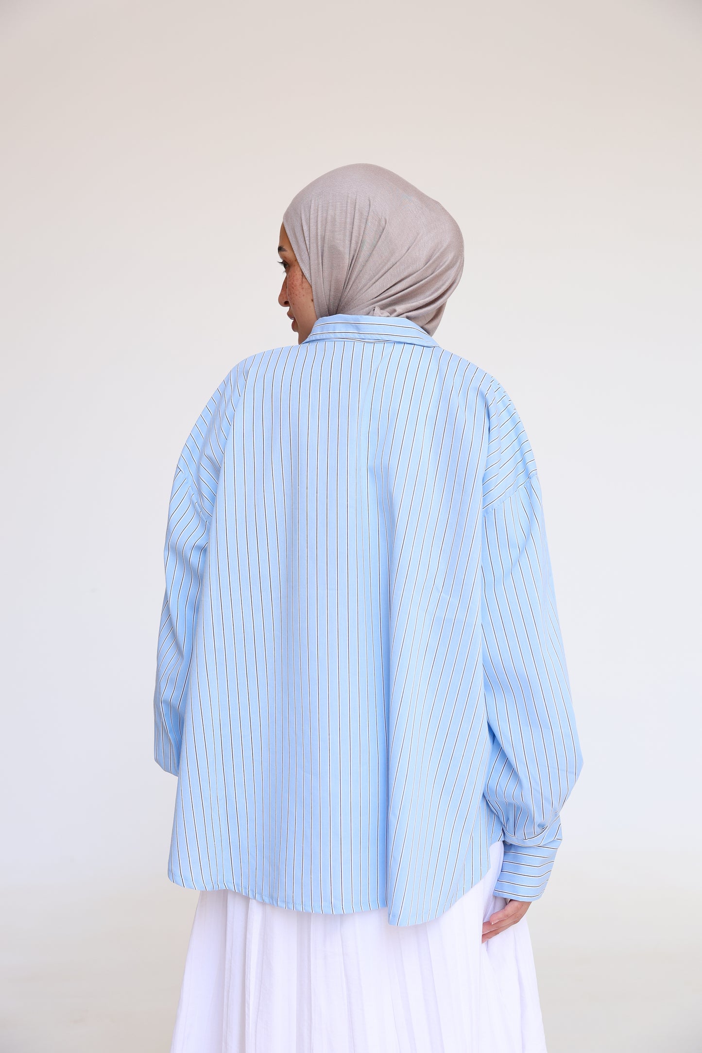 Striped Poplin Shirt