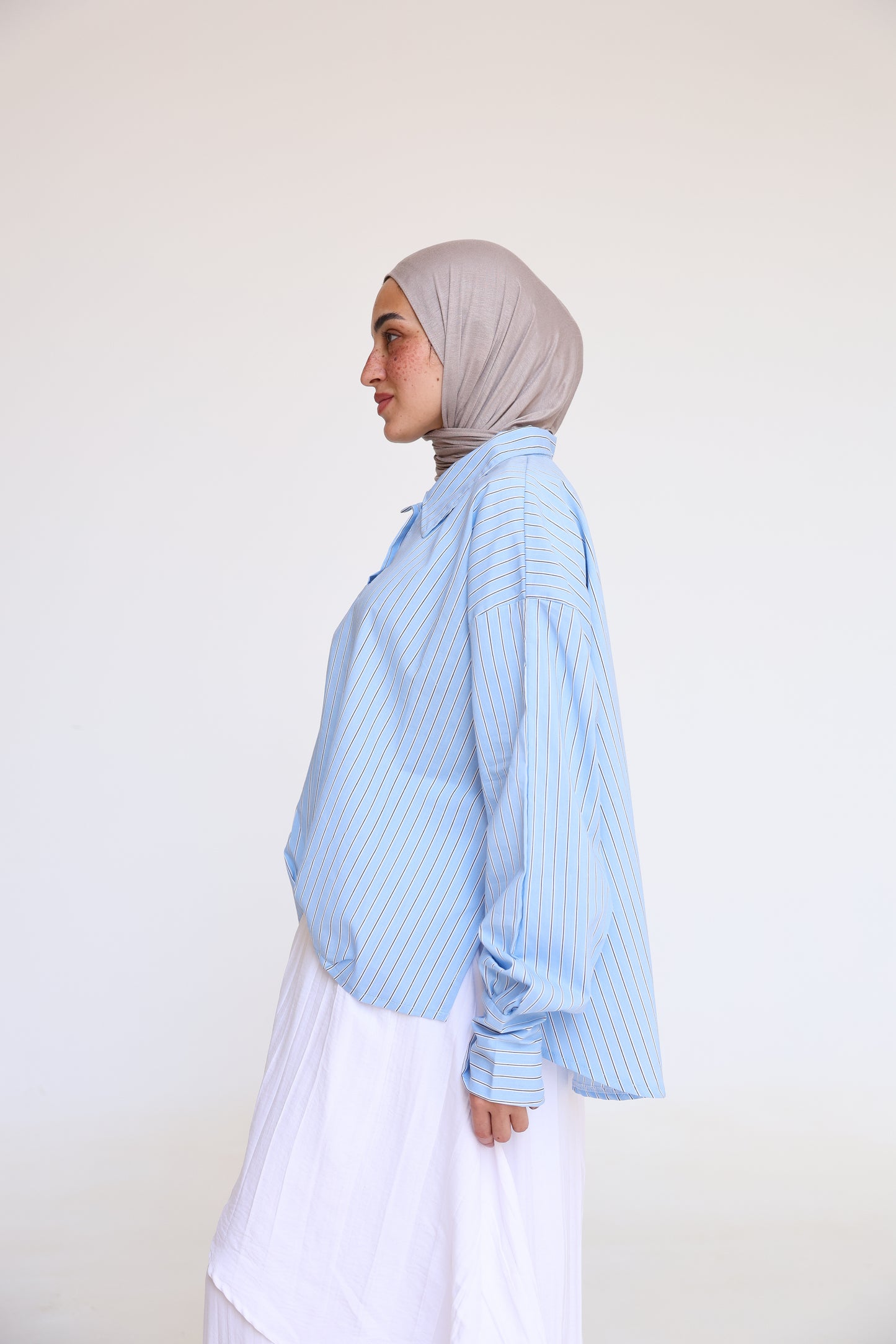 Striped Poplin Shirt