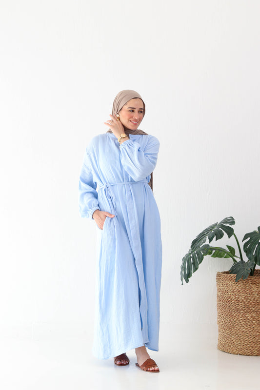 Krinkle Shirt Dress