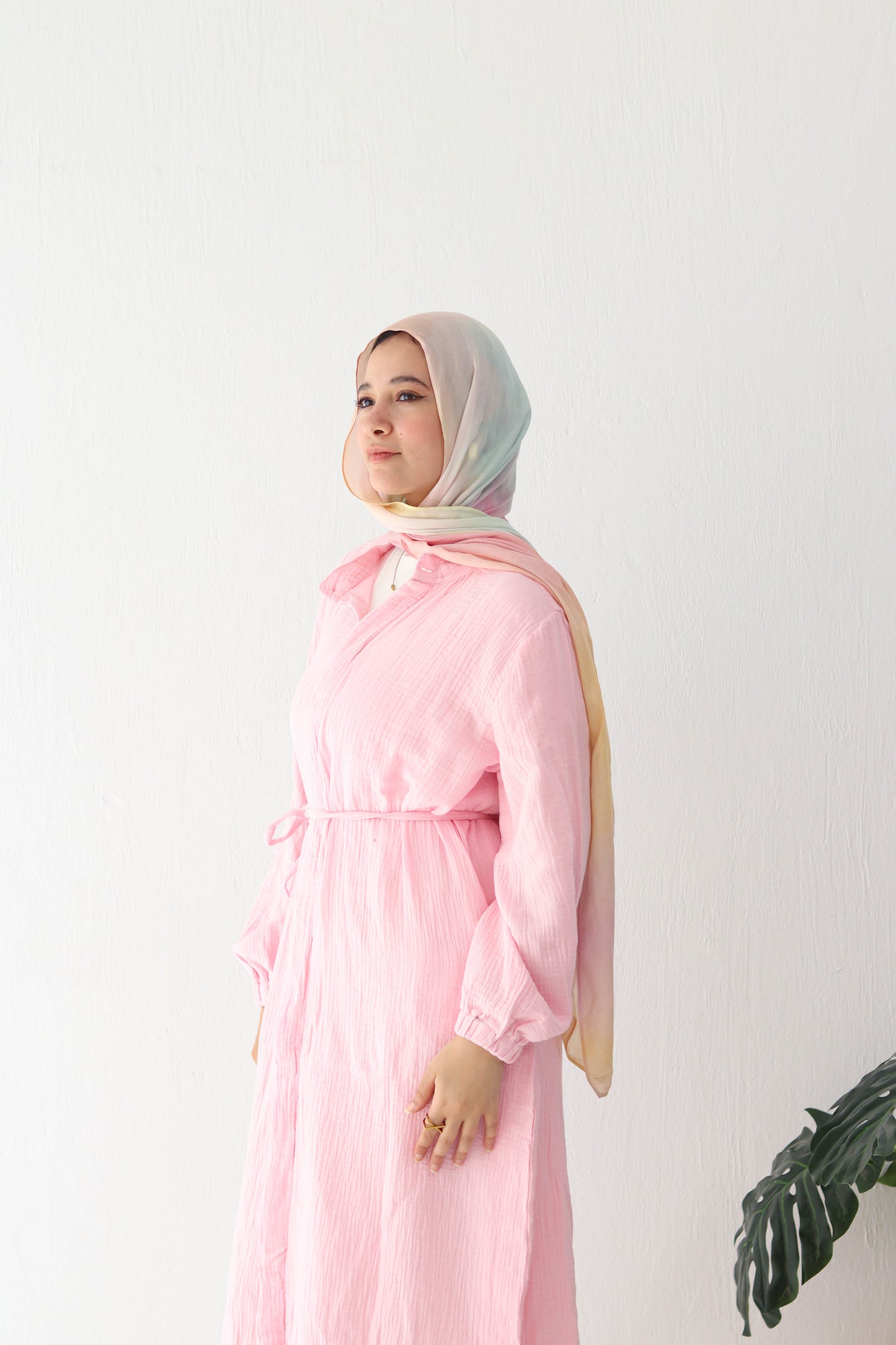 Krinkle Shirt Dress